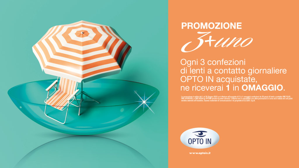 Promozione lenti a contatto 3+1